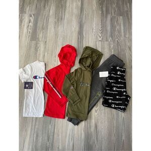 NWT Champion 5 piece hoodie and sweatpants Bundle Size 5